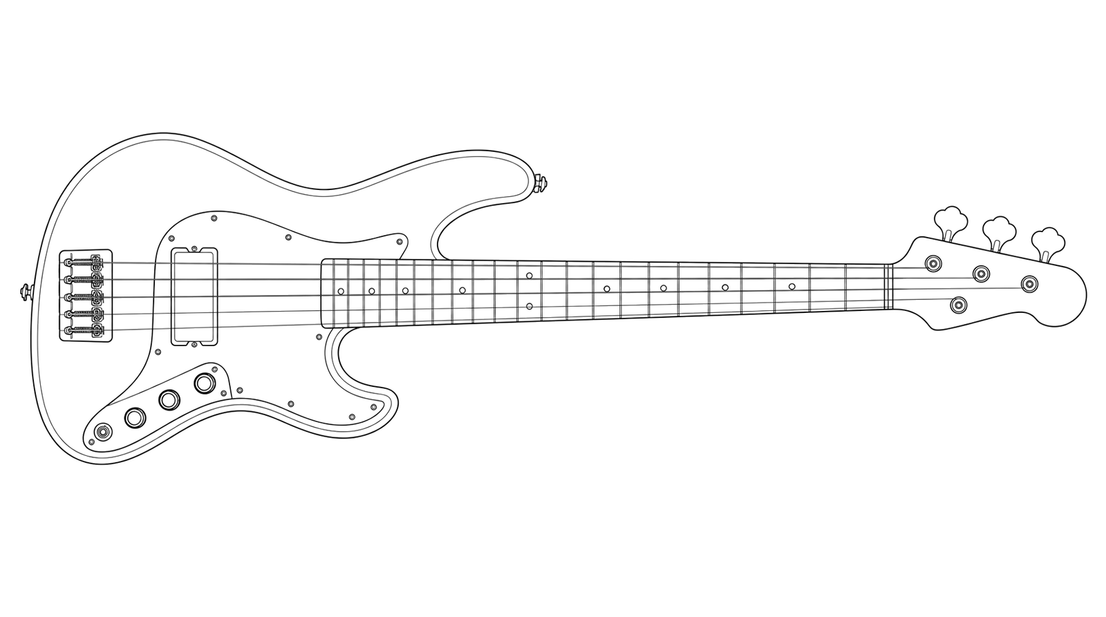 Technical line drawing of Sandberg California V Series