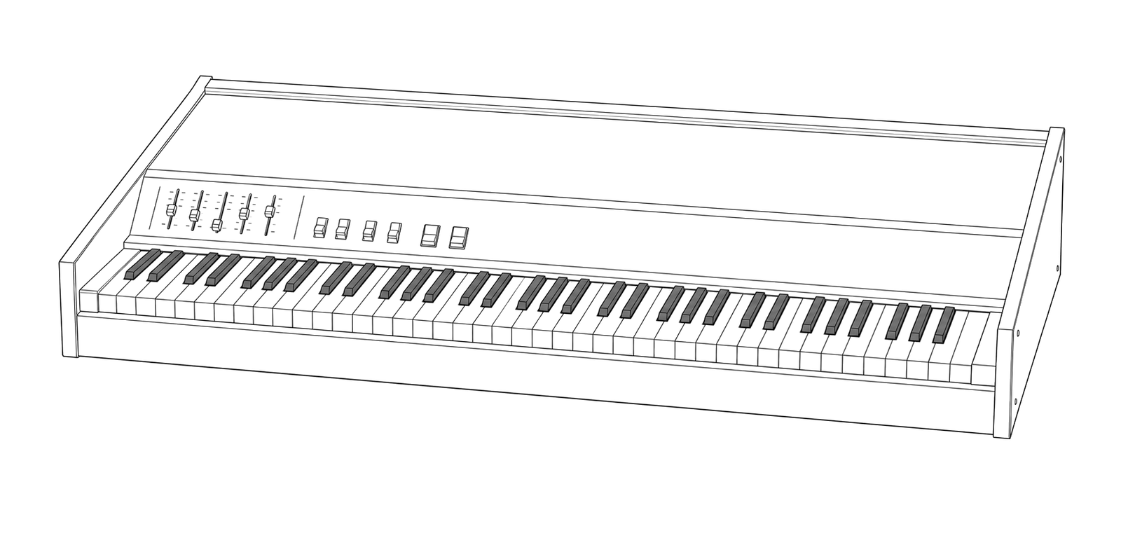 Technical line drawing of ELKA Rhapsody