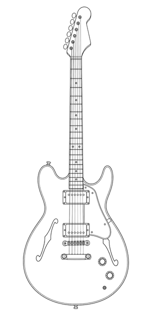 Technical line drawing of Fano Alt de Facto GF6