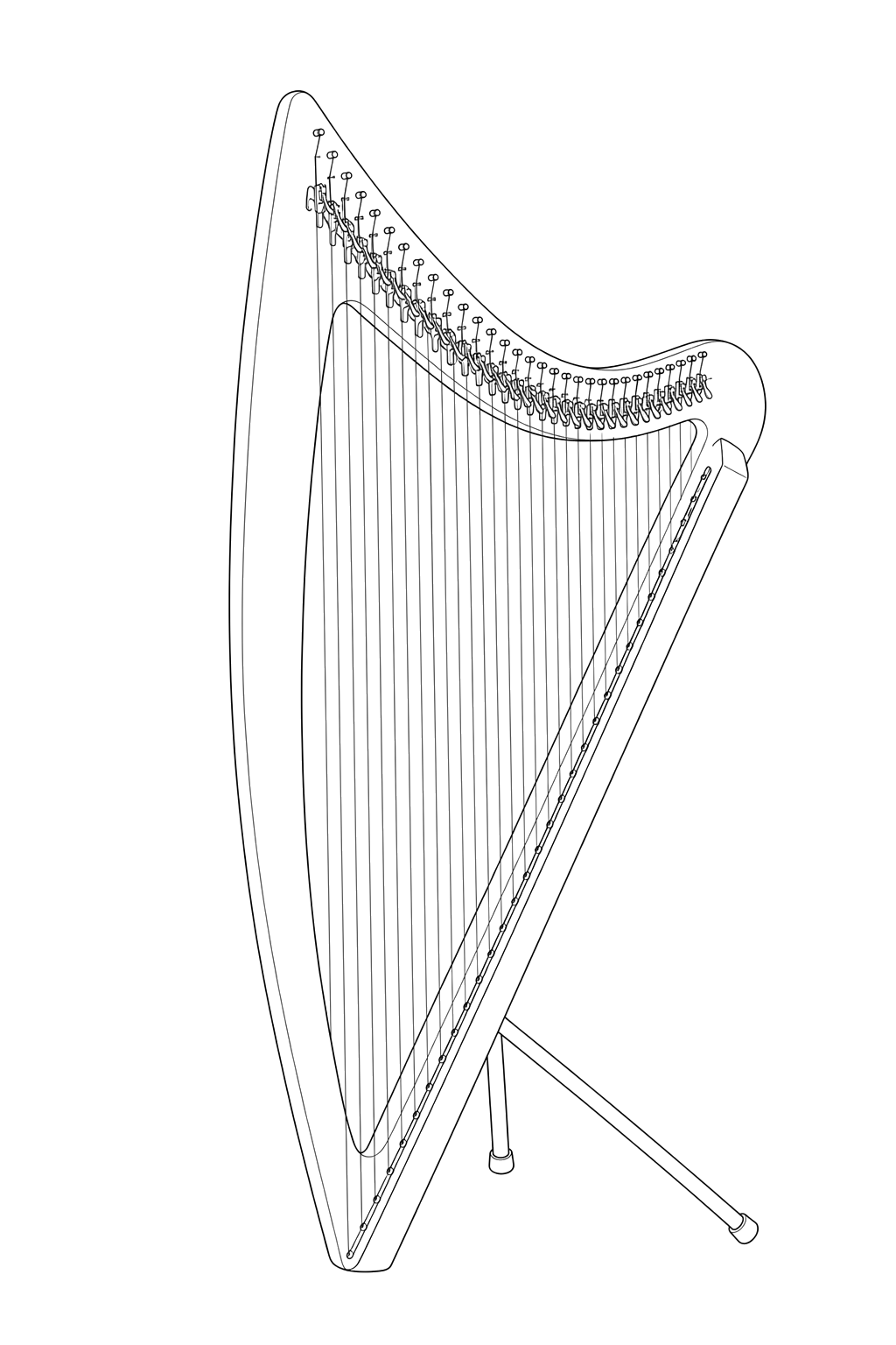 Technical line drawing of Camac DHC Blue Light