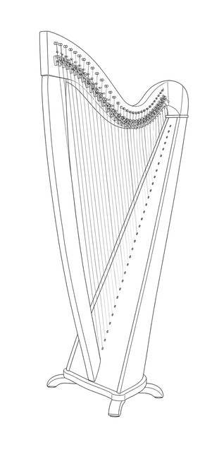 Technical line drawing of Camac Telenn