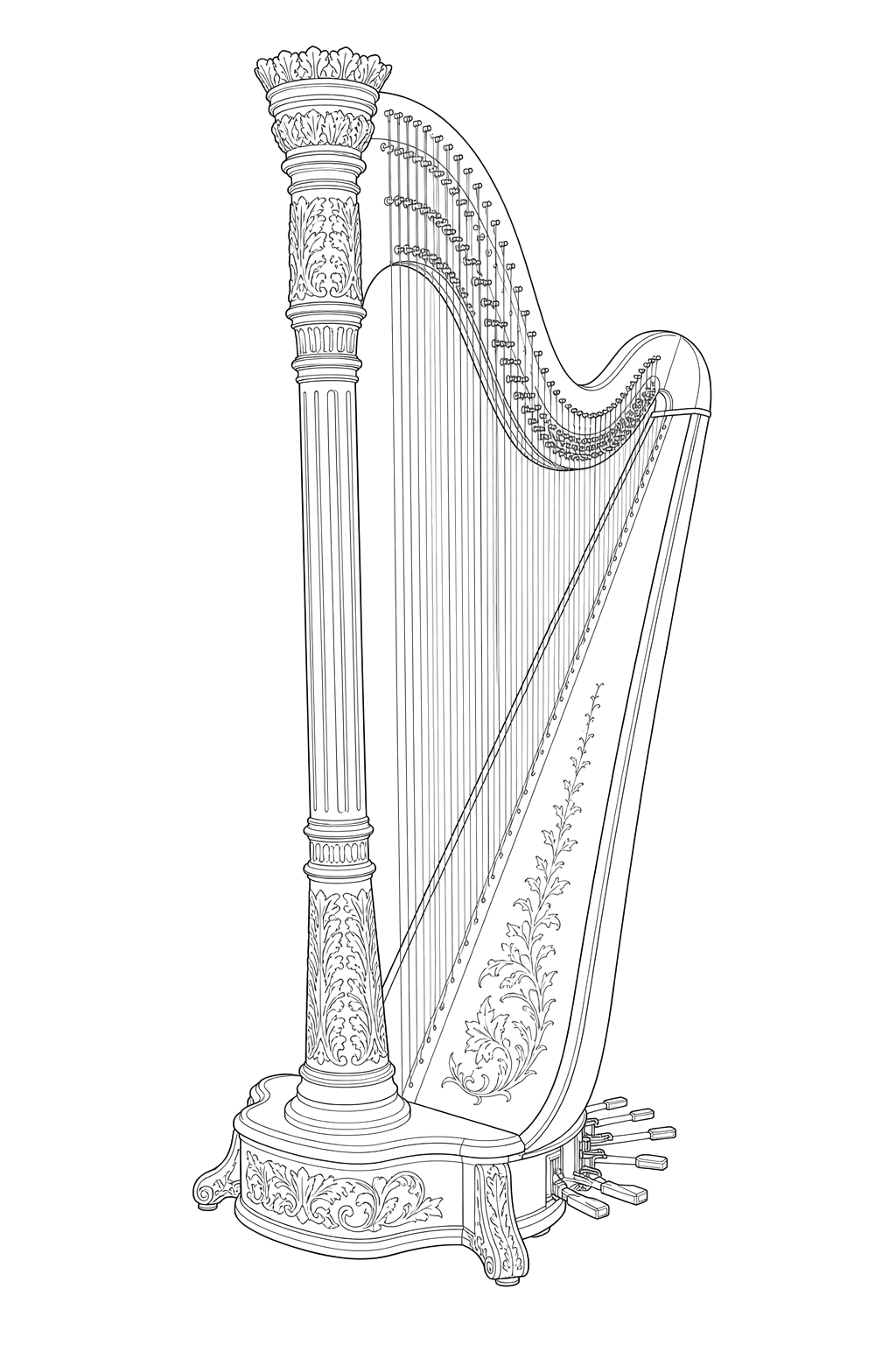 Technical line drawing of Aoyama Musa 47C