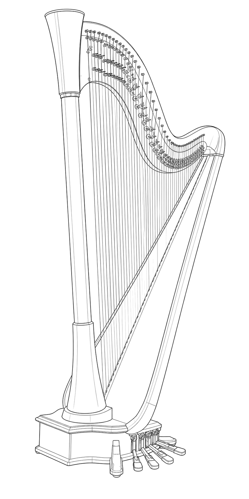 Technical line drawing of Camac The Big Blue 47
