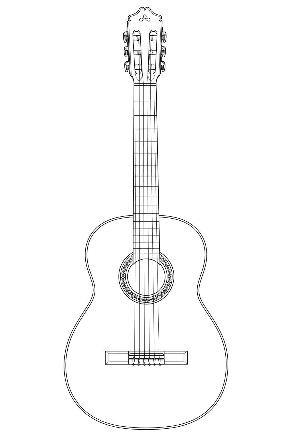 Technical line drawing of Córdoba C12 CD