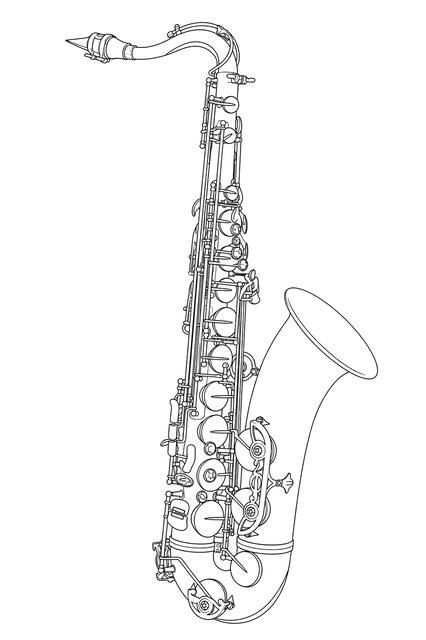 Technical line drawing of P. Mauriat PMXT-66R