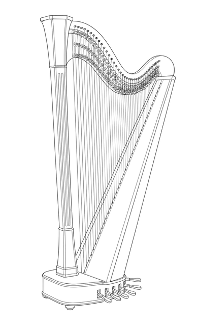 Technical line drawing of Salvi Daphne 47 SE