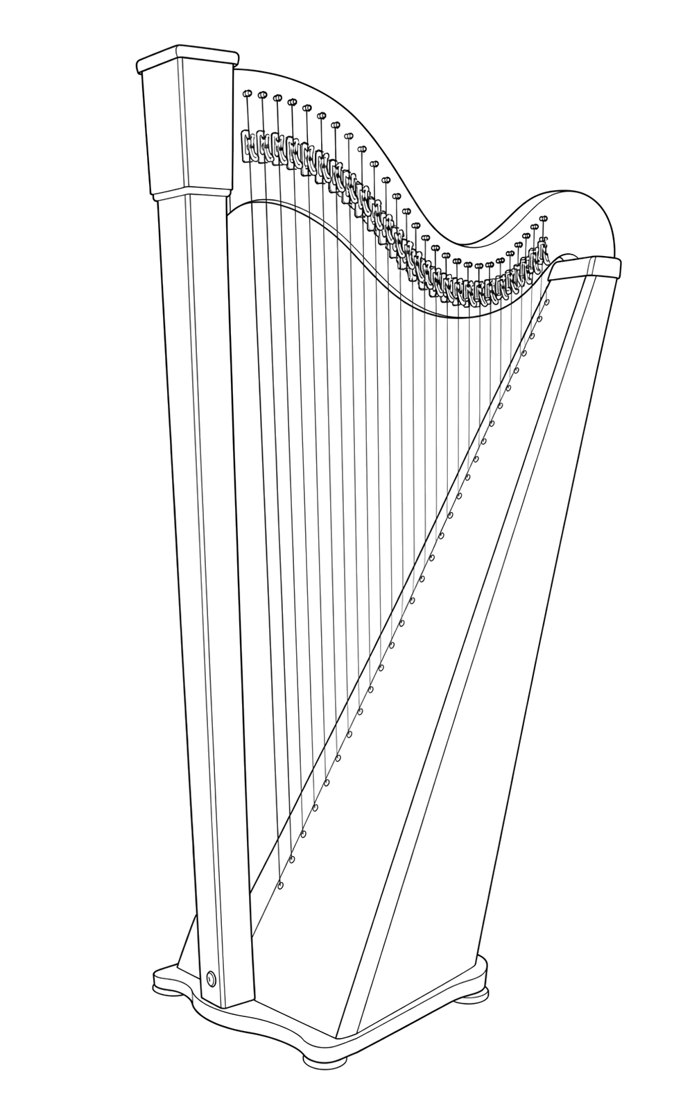 Technical line drawing of Teifi Siff Saff