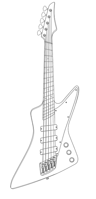 Technical line drawing of Dingwall D-Roc