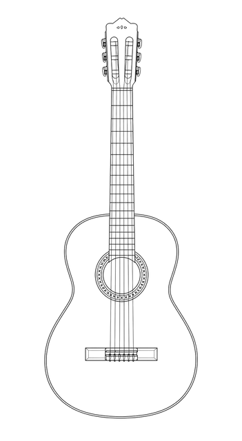 Technical line drawing of Córdoba C1 Matiz Classic Blue