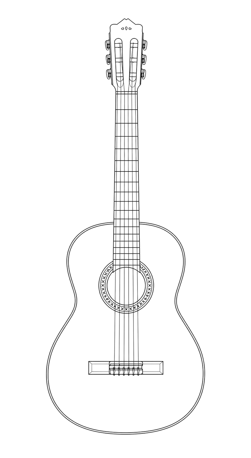 Technical line drawing of Córdoba C1 Matiz Classic Blue