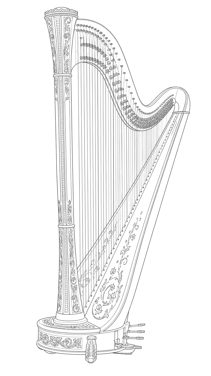 Technical line drawing of Salvi Minerva Natural