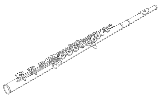 Technical line drawing of Altus 1307