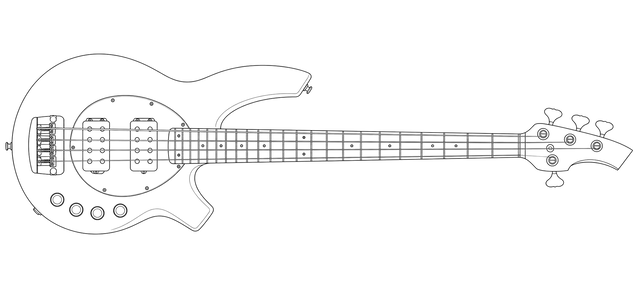 Technical line drawing of Music Man Bongo