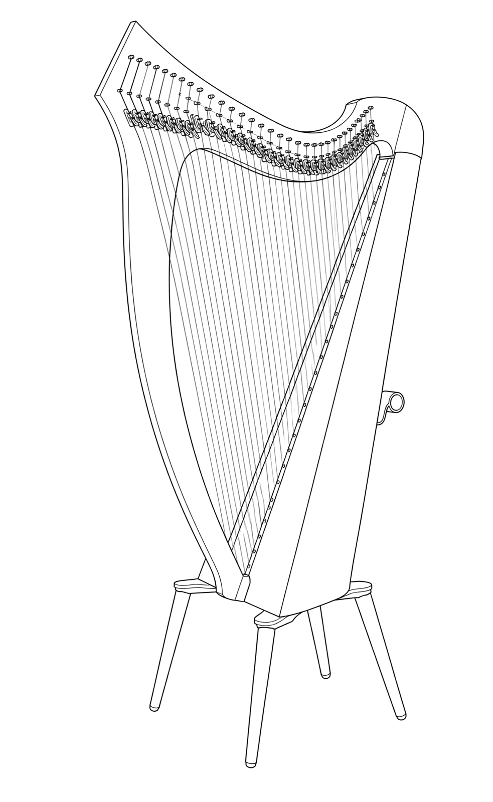 Technical line drawing of Pilgrim Ashdown Wave