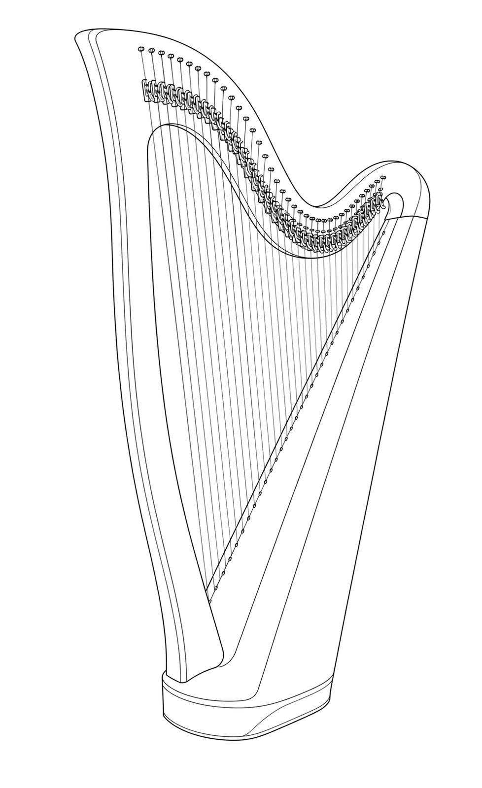 Technical line drawing of Heartland Oasis