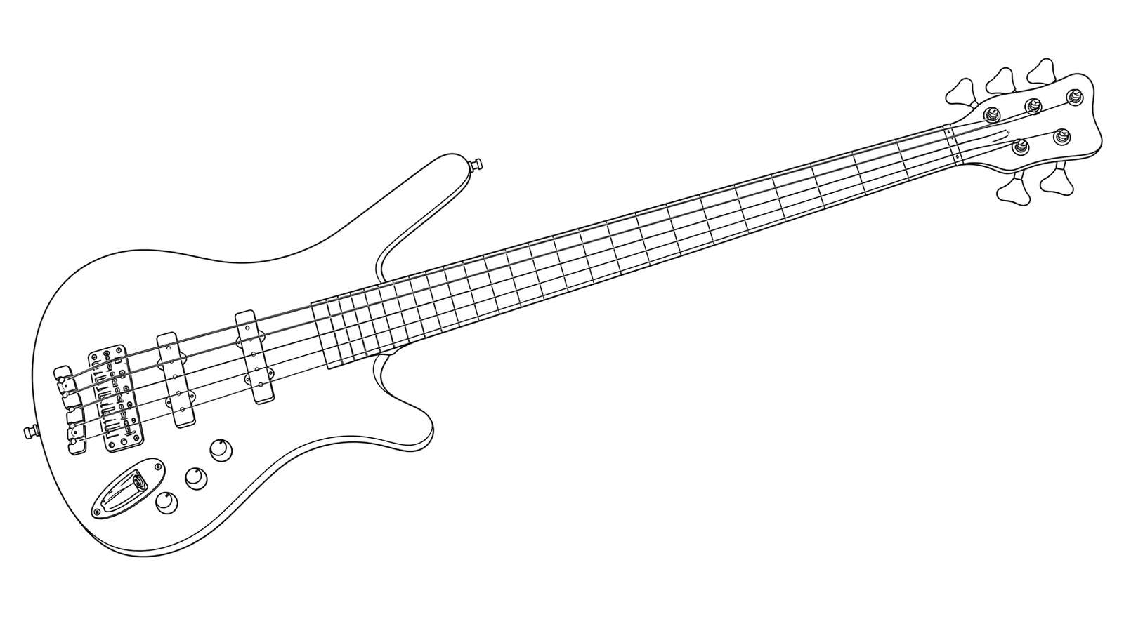 Technical line drawing of Warwick Corvette