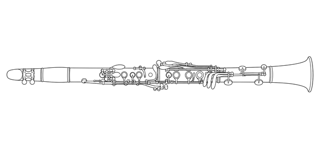 Technical line drawing of Buffet Crampon Divine