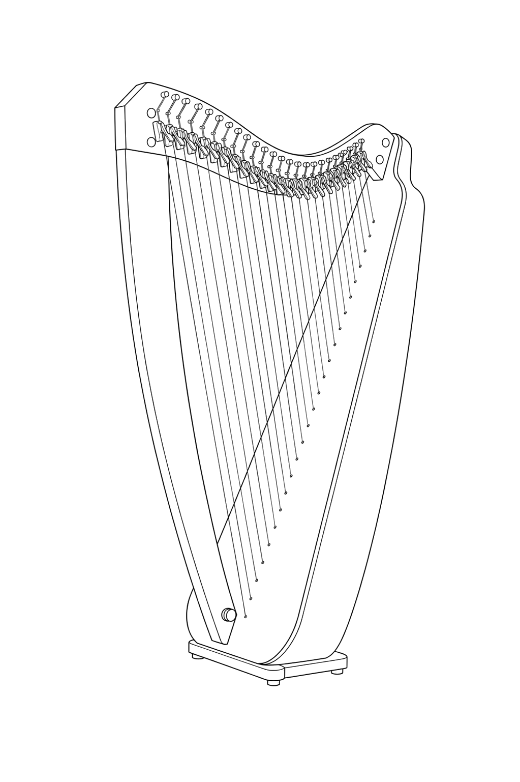 Technical line drawing of Camac Odyssey