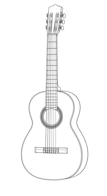 Technical line drawing of Ramírez Estudio