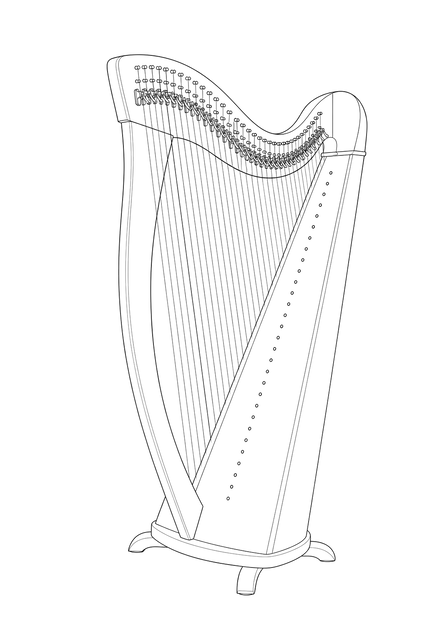 Technical line drawing of Camac Hermine