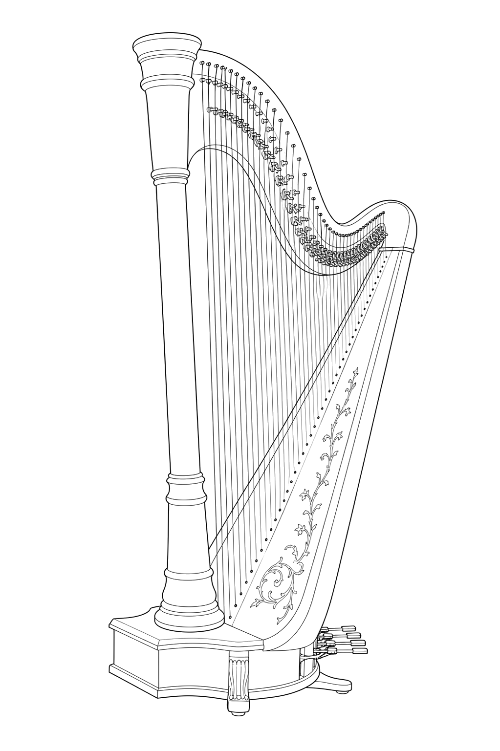 Technical line drawing of Camac Vendôme
