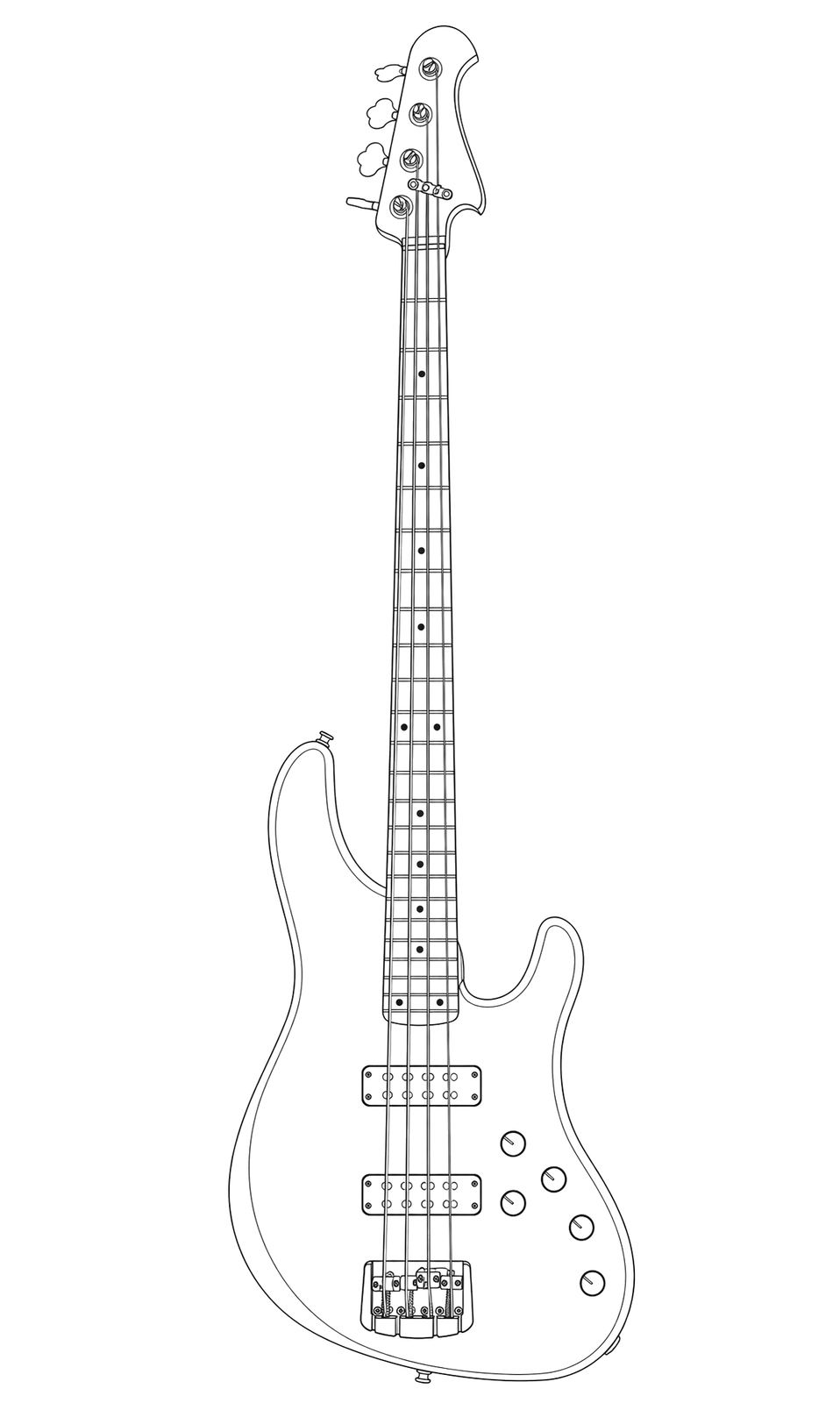 Technical line drawing of Alusonic J-Special Supreme