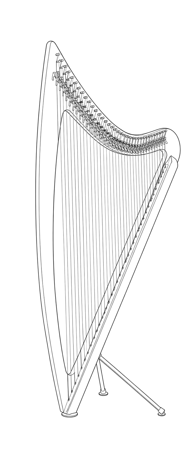 Technical line drawing of Camac DHC 36 Blue Light