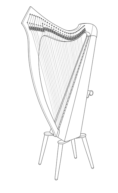 Technical line drawing of Pilgrim Ashdown