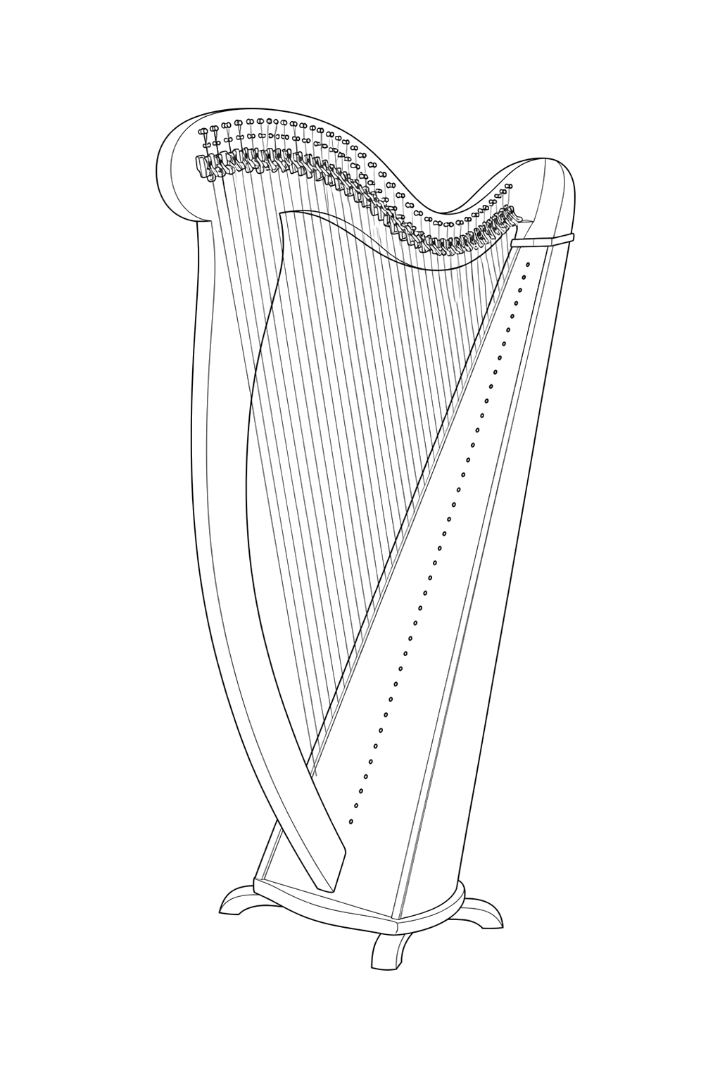 Technical line drawing of Camac Mélusine