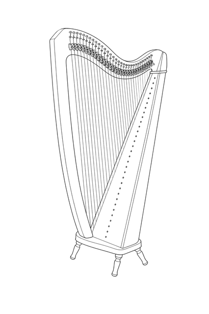 Technical line drawing of Camac Telenn Small Hands
