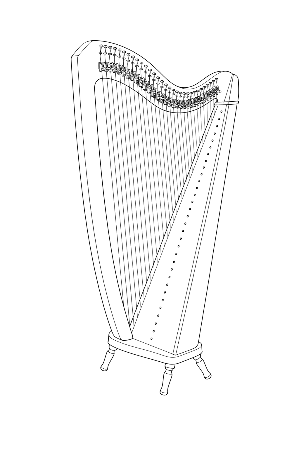 Technical line drawing of Camac Telenn Small Hands