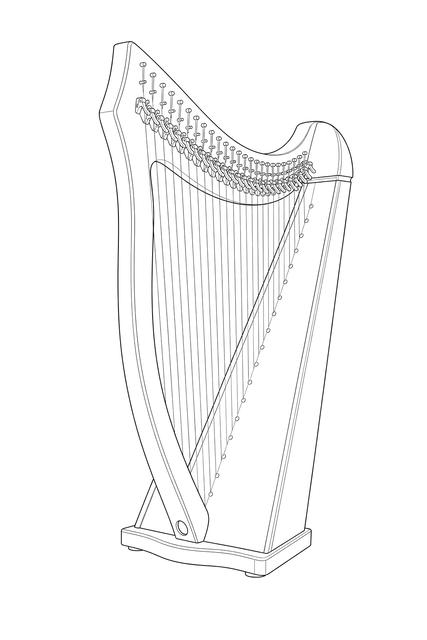 Technical line drawing of Aoyama Saul