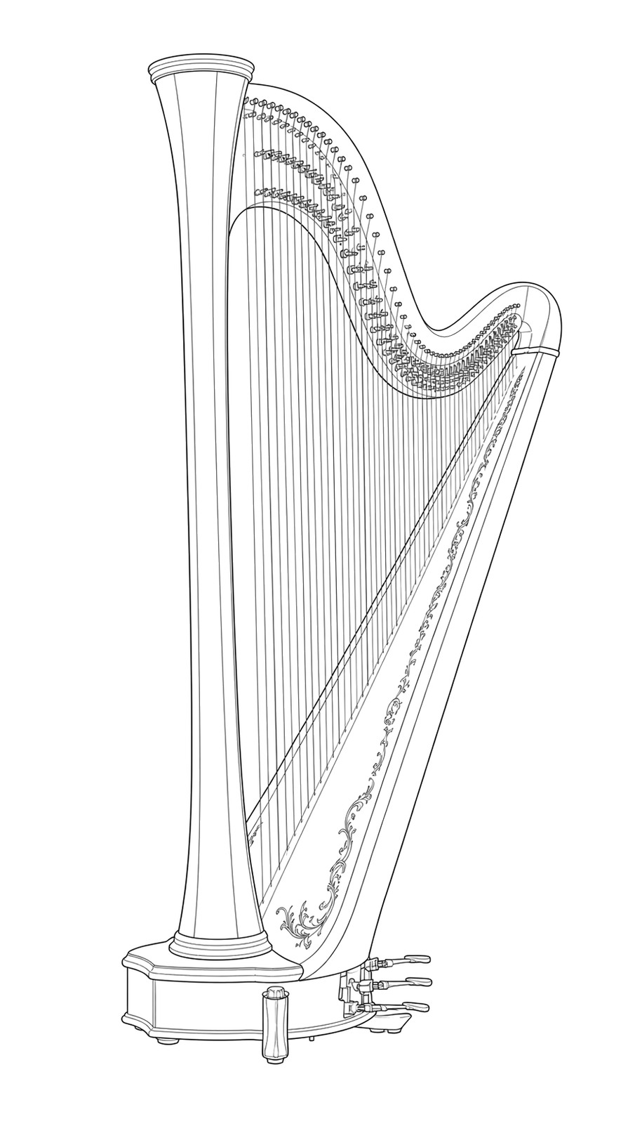 Technical line drawing of Salvi Aurora