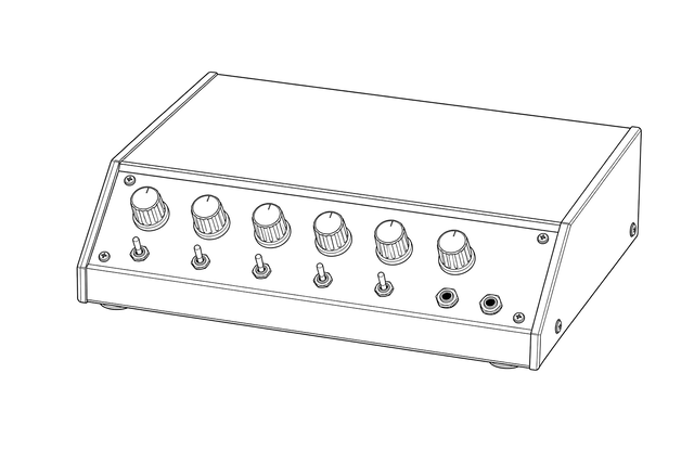 Technical line drawing of ARP Little Brother
