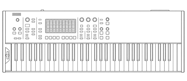 Technical line drawing of Vox Continental