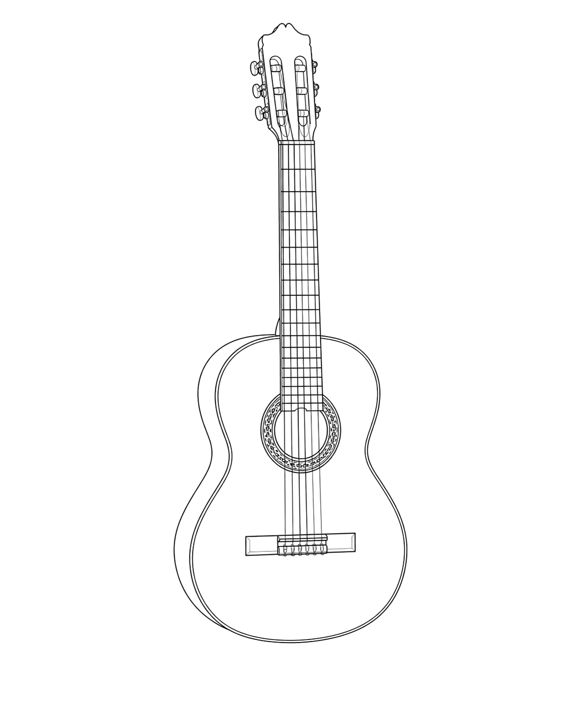 Technical line drawing of Alhambra 7P