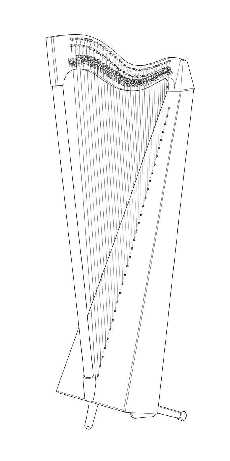 Technical line drawing of Camac EC Llanera 35
