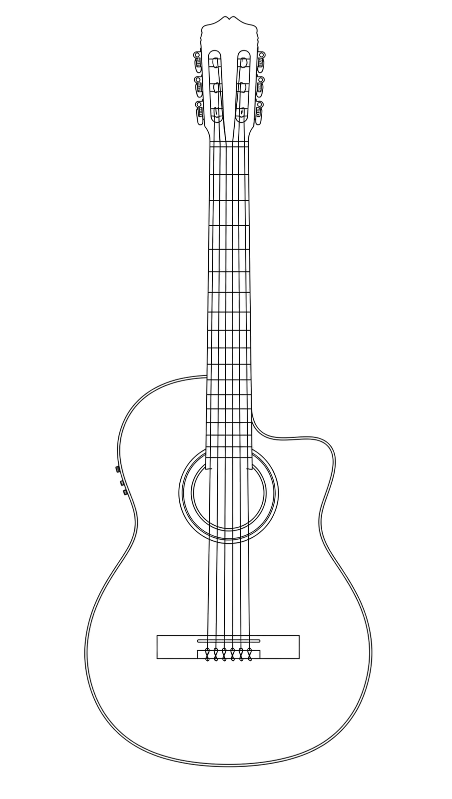 Technical line drawing of Córdoba C5-CE SP