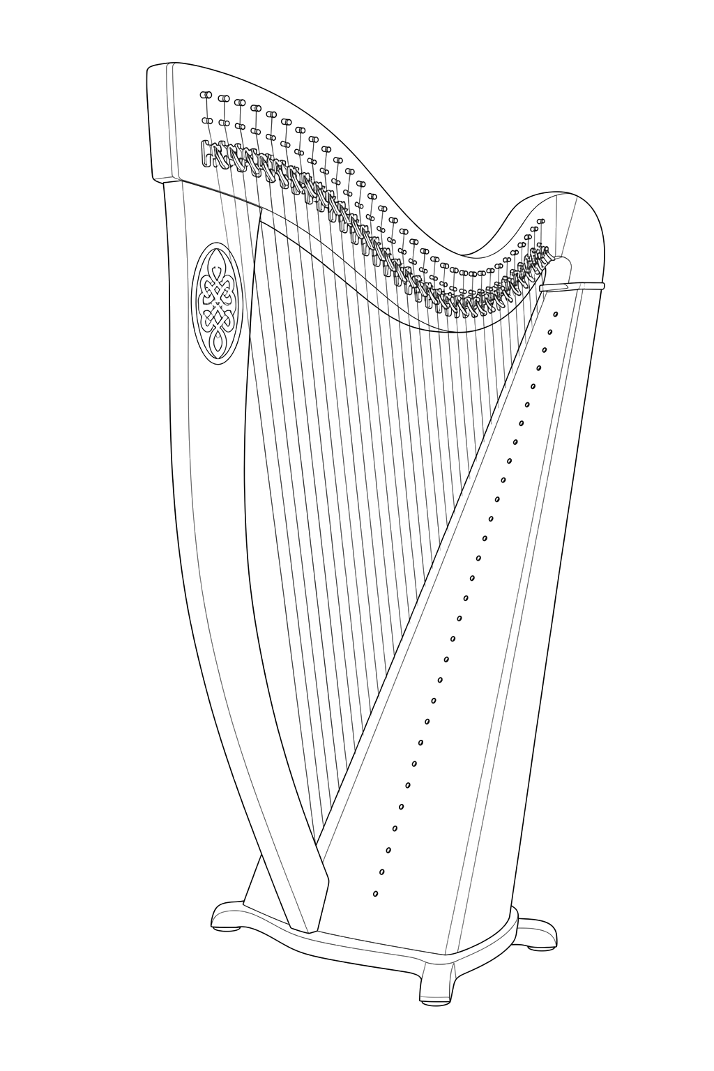 Technical line drawing of Camac Janet