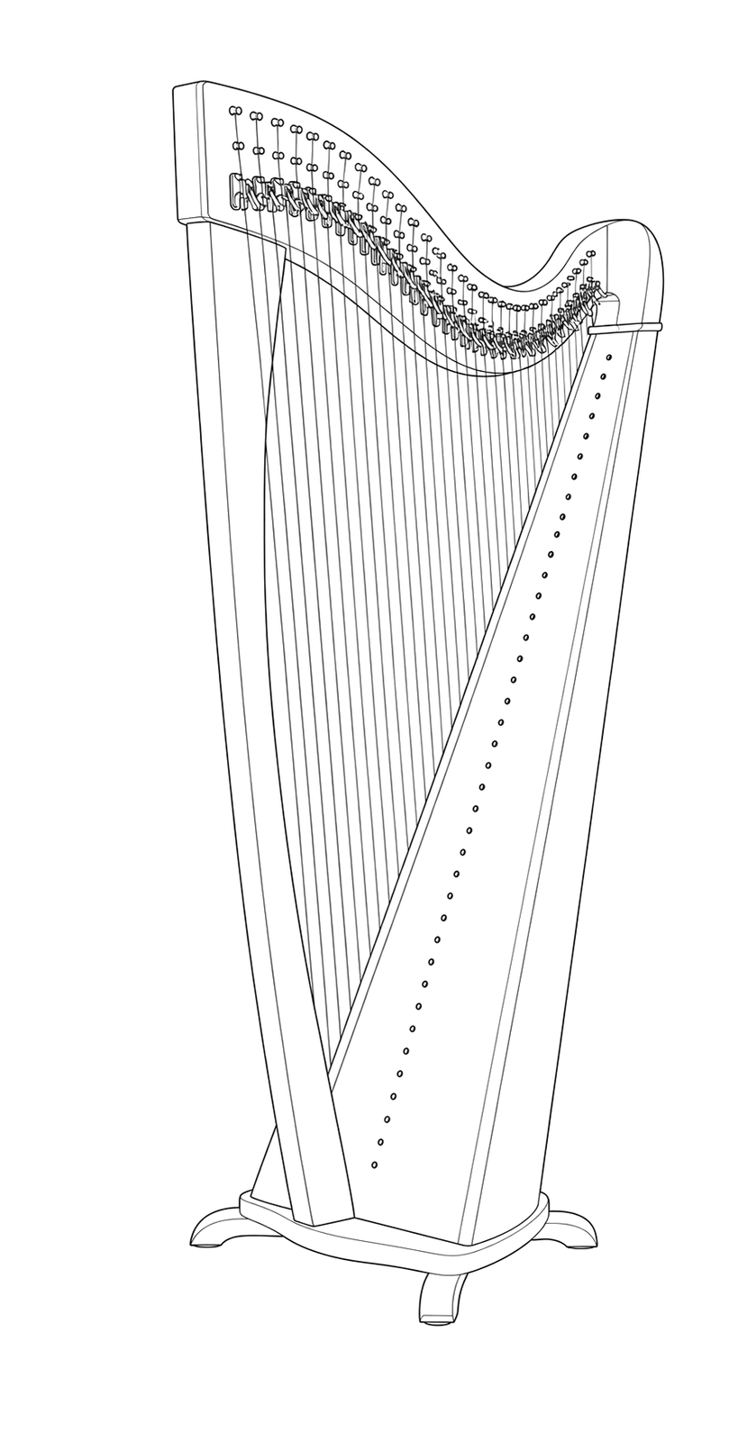 Technical line drawing of Camac Isolde