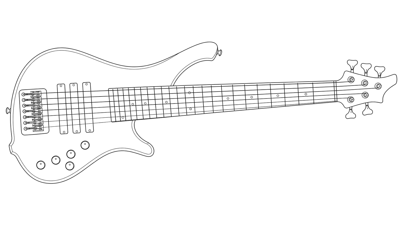 Technical line drawing of Le Fay Singer