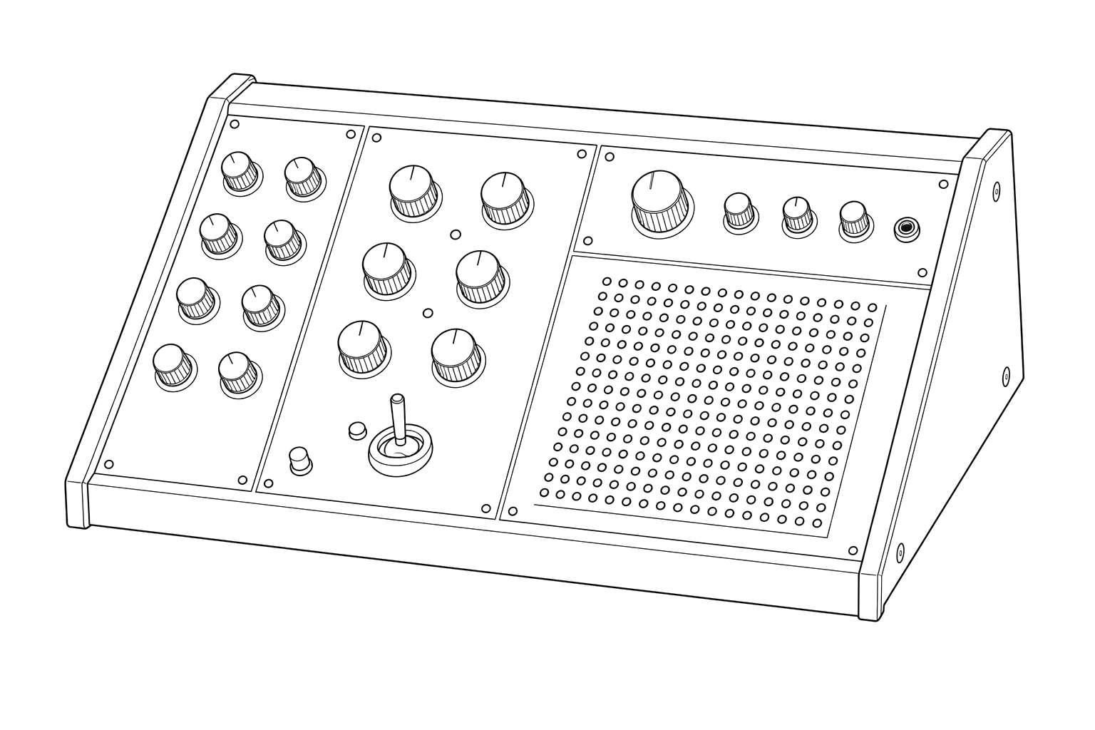Technical line drawing of EMS VCS 3