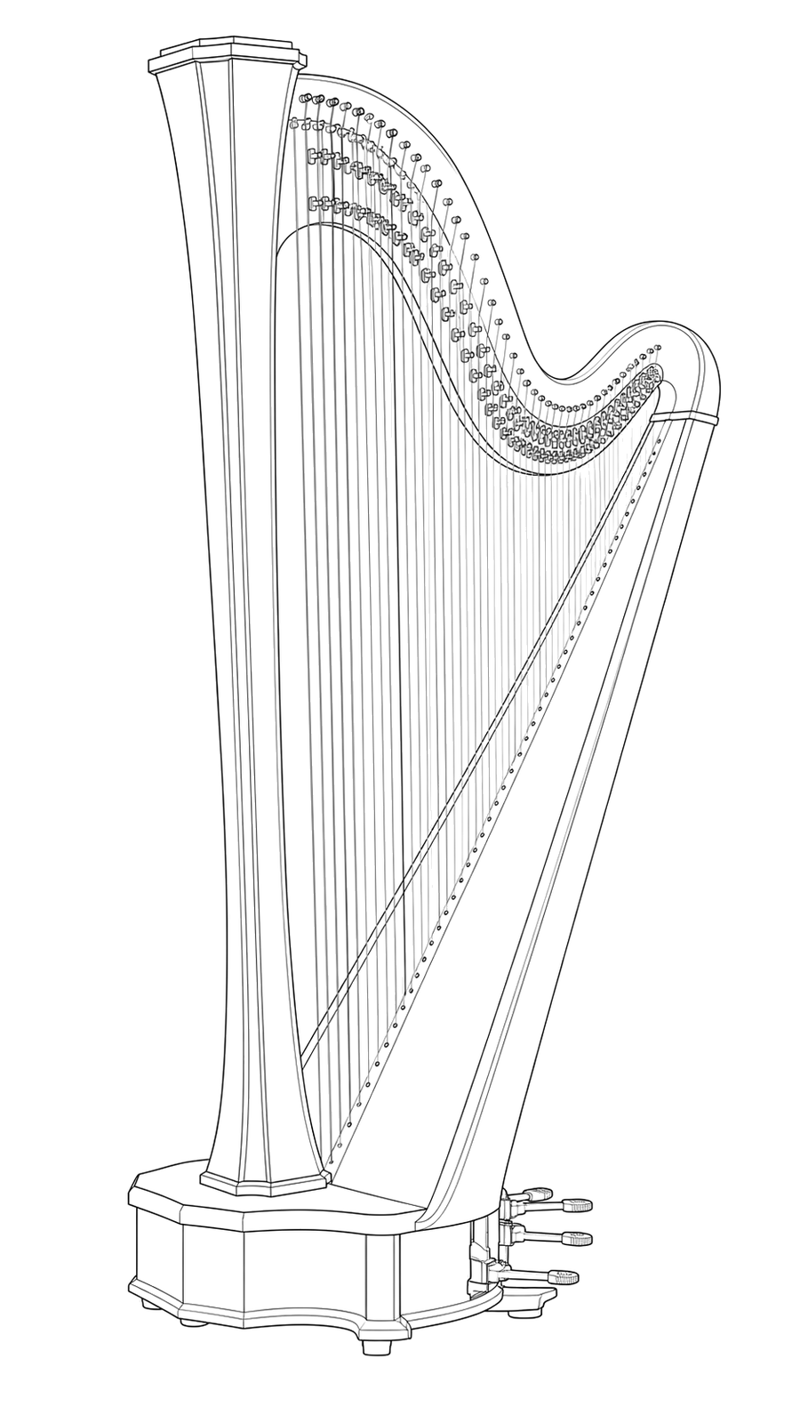 Technical line drawing of Salvi Arion SG