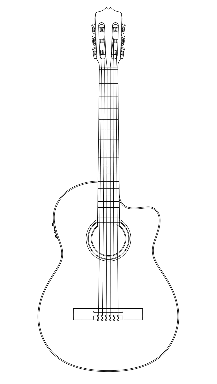 Technical line drawing of Córdoba C5-CE