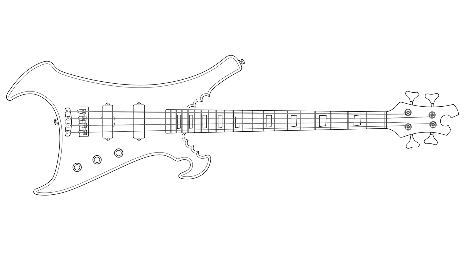 Technical line drawing of Warwick Buzzard