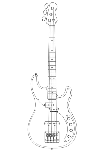 Technical line drawing of Alusonic PJ-Special