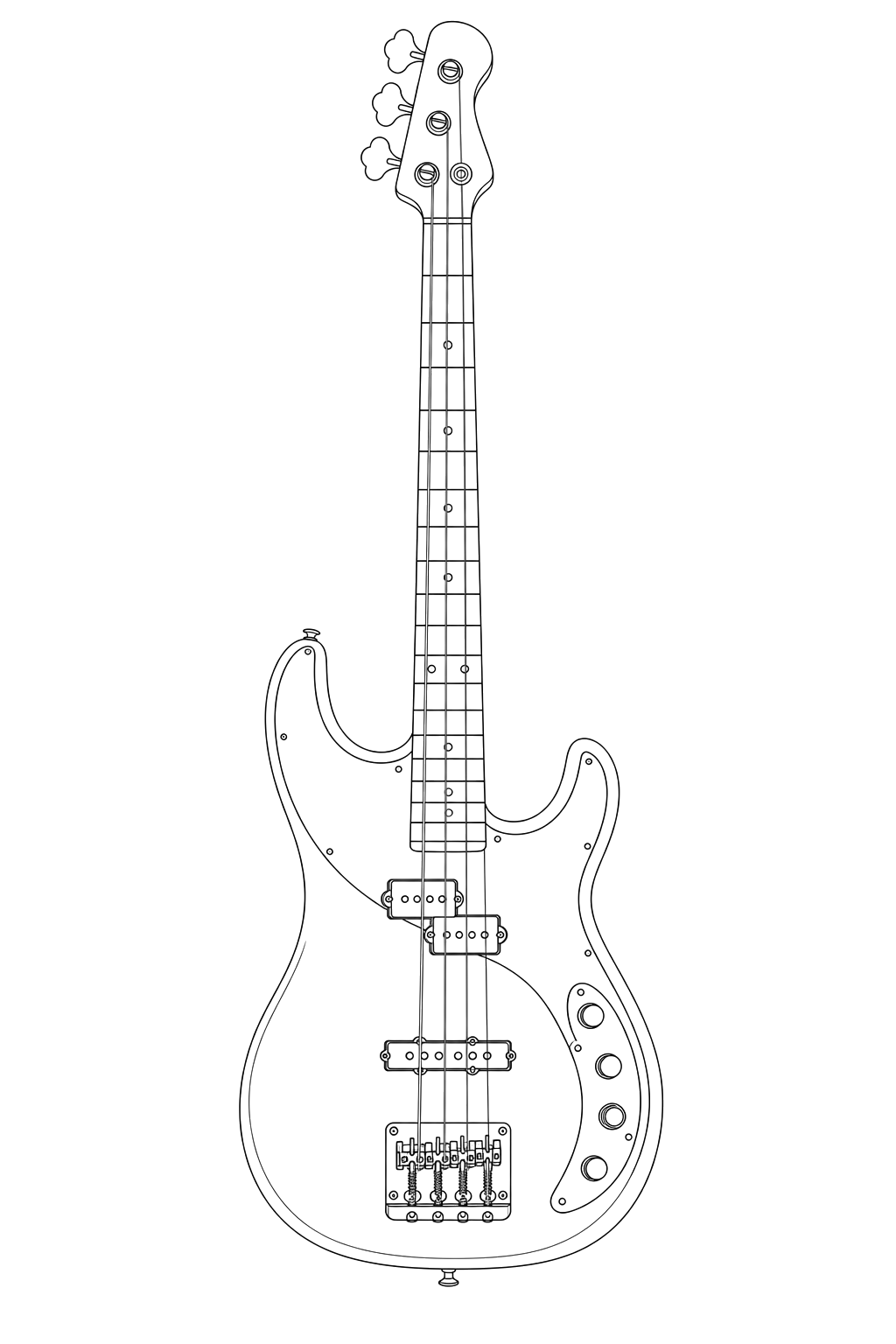 Technical line drawing of Alusonic PJ-Special