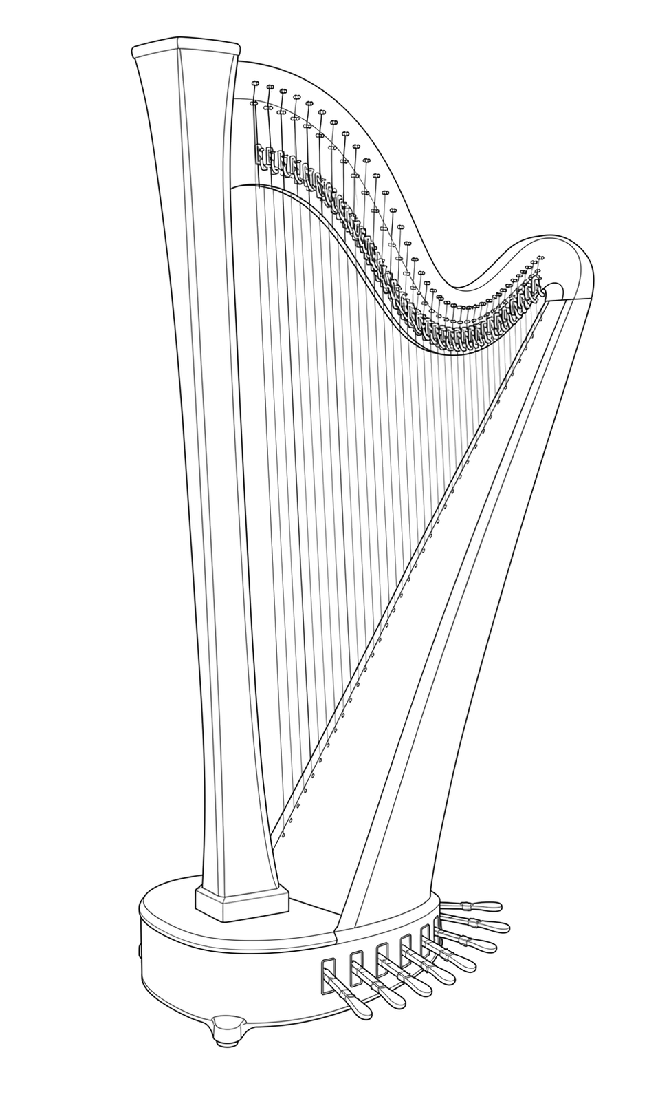 Technical line drawing of Heartland Starlight