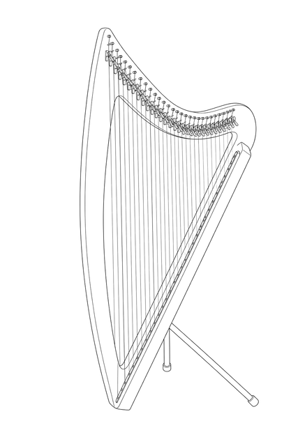 Technical line drawing of Camac DHC 32 Blue Light