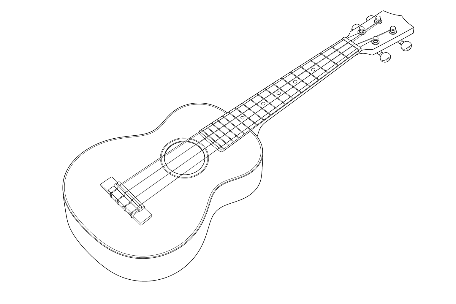 Technical line drawing of Kamaka HF-3